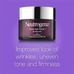 Neutrogena Triple Age Repair Anti Wrinkle Daily Facial Cream Moisturizer With Vitamin C And Spf 25, 48 G - Fast Shipping to USA & Canada - Image 5