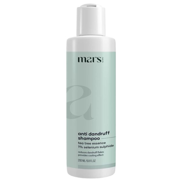 mars by GHC Anti Dandruff Shampoo with Aloe Vera & Menthol for Itchy Scalp & Dandruff Control | 200 ml | Pack of 1 - Fast Shipping to USA & Canada