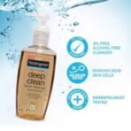 Neutrogena Deep Clean Gentle Facial Cleanser | 2x Glycerin & Cleansing Agent | Alcohol-Free | Dermatologist Tested | Normal to Oily Skin | For Men and Women | 200ml - Fast Shipping to USA & Canada - Image 4