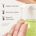 mCaffeine 10% AHA - Glycolic Acid & Lactic Acid Body Wash | Body Wash Shower Gel for Dark Spots & Dark Patches | Helps Improve Rough, Bumpy & Strawberry Skin | For Men & Women - 200ml - Fast Shipping to USA & Canada - Image 7