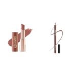 MARS Creamy Matte Long Lasting & Creamy Lipstick(3.2 gm) (12-Khoobsurat Kuchipudi) Matte Lip Liner One Swipe Smooth Long Lasting Lip Pencil (1.4gm) (02-DEEP DAWN) - Fast Shipping to USA & Canada