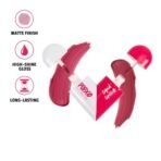 MyGlamm POPxo Liquid Lipstick & Lip Gloss Kit - Situationships (Pink) | Lip Gloss & Lipstick Combo for Women| Twisting Heart Shape | Long Lasting Matte Liquid Lipstick | Hi-Shine Lip Gloss |2.5ml each - Fast Shipping to USA & Canada - Image 3