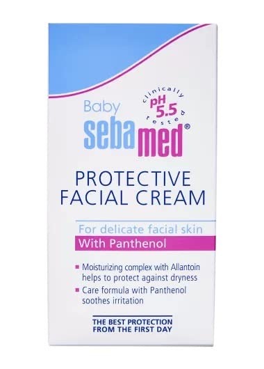 Sebamed Protective Facial Cream|pH 5.5|Baby Face Cream|Vitamin E for Soft Skin|Ideal for salivary rashes|50ml - Fast Shipping to USA & Canada