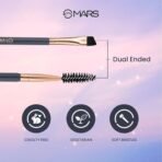 MARS Eye Enchanted Dual-Ended Brush Set of 3 | Perfect For Eye Makeup | Eyebrow Brush with Spoolie | Small Blending & Flat Brush | Eyeliner & Flat Crease Brush | Soft Bristles | Compact & Travel Friendly - Fast Shipping to USA & Canada - Image 7