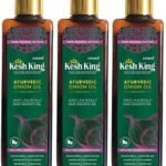 Kesh king Ayurvedic Onion Oil 300ml Non Sticky Anti Hair Fall Hair Growth Oil - Fast Shipping to USA & Canada