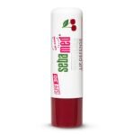 Sebamed Lip defense 4.8gm, Cherry | SPF 30 |Tinted Lip balm for Dry & Chapped lips with natual oil & Vitamin E | UV protection | Dermatologically tested - Fast Shipping to USA & Canada