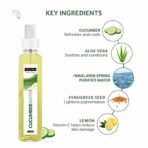 INDUS VALLEY Organic Ayurveda Fresh Aloe Vera & Cucumber Water Pore Tightening Skin Toner - (250ml) - Fast Shipping to USA & Canada - Image 4