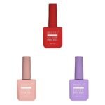SWISS BEAUTY Professional Uv Gel Nail Polish Lasts Upto 21 Days,Super Glossy Finish,Non-Chipping,Non-Smudging,Quick Drying Nail Polish,Shade -05,15 Ml & Shade -16,15 Ml - Fast Shipping to USA & Canada