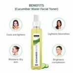 INDUS VALLEY Organic Ayurveda Fresh Aloe Vera & Cucumber Water Pore Tightening Skin Toner - (250ml) - Fast Shipping to USA & Canada - Image 5