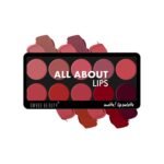 Swiss Beauty All About Lip Palette With 10 Pigmented Colors |Creamy Matte Finish Lip Colors Lipstick |Travel Friendly Lip Palette | Multicolor -01, 12gm - Fast Shipping to USA & Canada