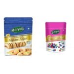 Happilo Premium Afghani Anjeer, 200g + Happilo Premium Dried Whole Blueberry Cranberry Duet, 200g - Fast Shipping to USA & Canada