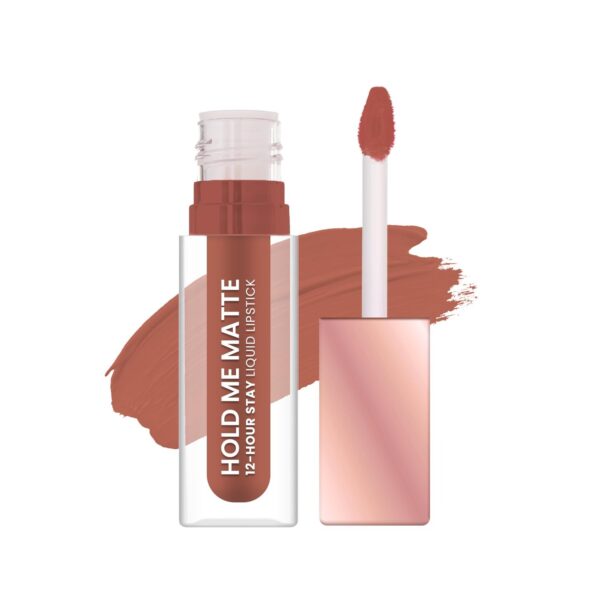 Swiss Beauty Hold Me Matte Liquid Lipstick | 12 Hours Stay | Non-Transfer Lipstick | Waterproof Lipstick with Intense Hydration| Shade - Hold Me Bare, 4.5ml - Fast Shipping to USA & Canada