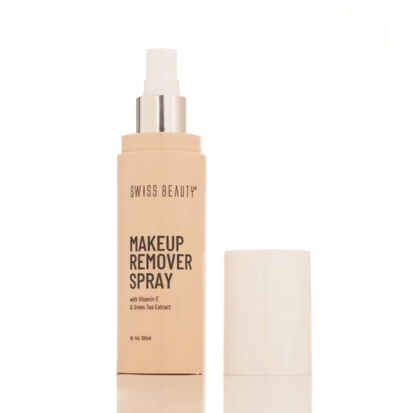 Swiss Beauty Makeup Remover Spray for Waterproof Makeup Removal & Dirt | With Vitamin E & Green Tea Extract | Hydrating Makeup Remover |For All Skin Types | 100ml - Fast Shipping to USA & Canada