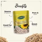 Happilo Premium Roasted & Salted Sunflower seeds (No shells) 250g (Pack of 5), (8906081123589_Grocery) - Fast Shipping to USA & Canada - Image 7