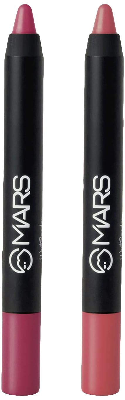 MARS Long Lasting Crayon Lipstick Up To 12 Hours Stay & Long Lasting Crayon Lipstick Up To 12 Hours Stay, Matte - Fast Shipping to USA & Canada