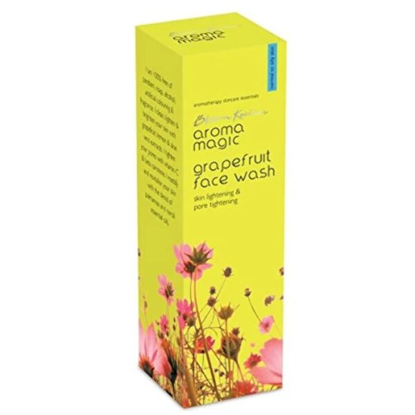 Aroma Magic Grapefruit Face Wash for Brightening & Pore tightening |For Oily Skin| 100 ml | Pack of 1 - Fast Shipping to USA & Canada