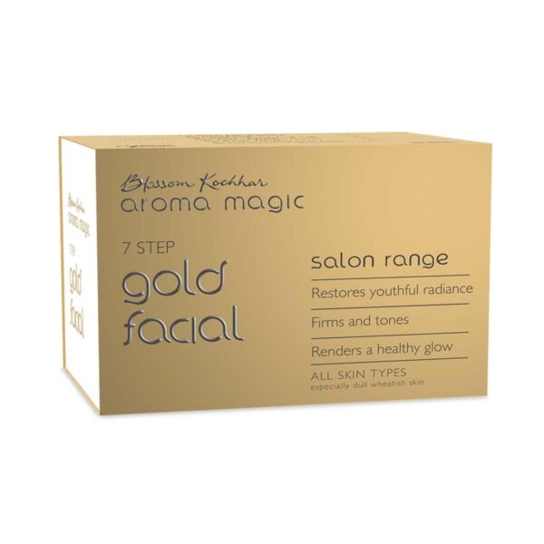 Aroma Magic Gold Facial Kit (Salon Range ) Restores Youth Radience, 1 Count - Fast Shipping to USA & Canada