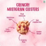 Kellogg's Crunchy Granola Almonds & Cranberries 460g | 24% Fruit & Nut, Baked Multigrain | Whole-grain Oats, Wheat, Corn, Rice and Barley, Source of Fibre | Breakfast Cereal - Fast Shipping to USA & Canada - Image 5