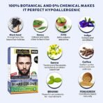 INDUS VALLEY 100% Botanical Hypo Allergic Aqua Beard Colour Dark Brown (100g +15ml) - Fast Shipping to USA & Canada - Image 5