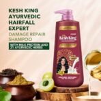 Kesh King Ayurvedic Damage Repair Shampoo | Reduces hair fall | Soothes itchy scalp | No Paraben & No Silicon | 21 natural ingredients | Enriched with curd, lemon & neem | 600 ml - Fast Shipping to USA & Canada - Image 3