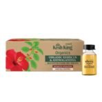Kesh King Organics Hair Fall Control Oil Shots, Ashwagandha and Hibiscus Oil for Hair Growth & Hydration, Natural & Ayurvedic ? 48ml (6ml x 8 vials) - Fast Shipping to USA & Canada