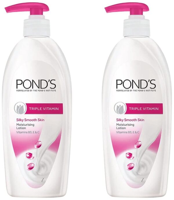 POND'S Triple Vitamin Moisturising Body Lotion 600 ml (Pack of 2) - Fast Shipping to USA & Canada