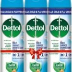 Dettol Multi-Surface Disinfectant Sanitizer Spray Bottle, 225ml-Pack of 3 (Spring Blossom) - Fast Shipping to USA & Canada