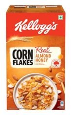Kellogg's Corn Flakes Real Almond Honey, Breakfast Cereals, 650g Pack & Kellogg's Crunchy Granola Honey, Almonds, Strawberries & Pumpkin Seeds, 450g - Fast Shipping to USA & Canada - Image 3