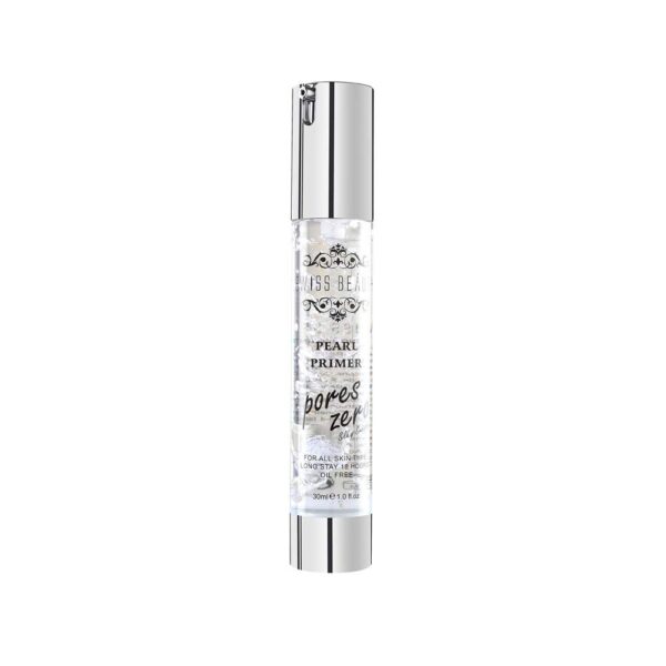 Swiss Beauty Pearl Primer, Prime Light, Face Makeup, Pearl-Pores, 30ml - Long Stay, Oil Free, All Skin Type, Primer for Face Makeup - Fast Shipping to USA & Canada