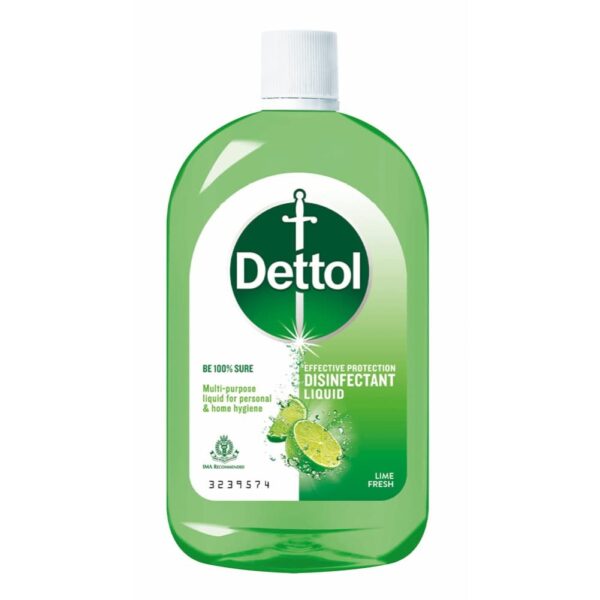 Dettol Liquid Disinfectant for Floor Cleaner, Surface Disinfection , Personal Hygiene (Lime Fresh , 1L) - Fast Shipping to USA & Canada