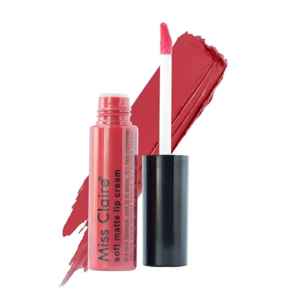 MISS CLAIRE Soft Matte Lipcream Shade No.01 - Fast Shipping to USA & Canada