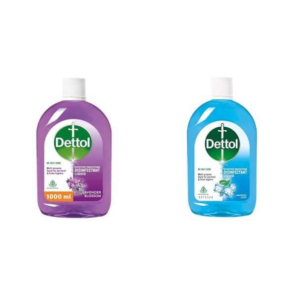 Dettol Floor Cleaner Lavender Blossom & Multi-Purpose Germ Protection Combo - Fast Shipping to USA & Canada