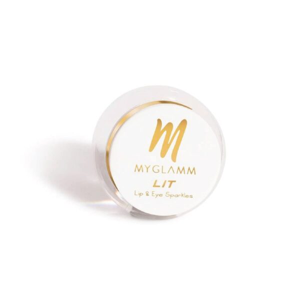 MyGlamm LIT Lip & Eye Sparkles-Crown Jewels (Brown)-8.5 ml | Sheer Fuchsia Pink Lip & Cheek Tint | Long-lastingwear Lip Tint | Vegan & Cruelty-Free Lip Stain - Fast Shipping to USA & Canada