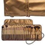 HUDA GIRL BEAUTY PROFESSIONAL Makeup Brush Set - 24Pcs Gold Brushes For Eyeshadow, Lip, Powder, Foundation Blending Brush - Fast Shipping to USA & Canada