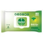 Dettol Germ Protection Wet Wipes for Skin & Surfaces, Original - 80 Count|| Moisture-Lock Lid - Fast Shipping to USA & Canada