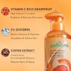 mCaffeine Glow Boost Grapefruit Body Wash | Fruity Grapefruit Aroma | Vitamin C Rich & 5% Glycerine | Deep Cleanse, Detan for Soft & Smooth Skin | Fragrance Shower Gel for All Skin Types- 300 ml - Fast Shipping to USA & Canada - Image 7
