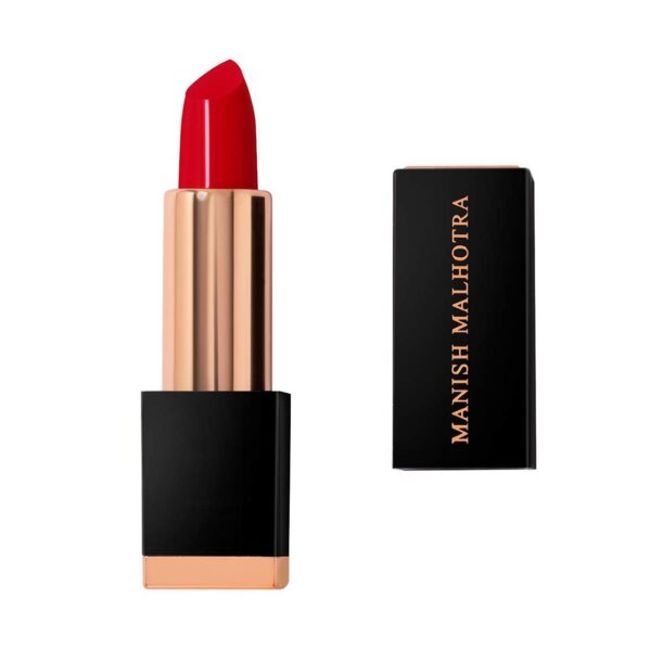 MyGlamm Manish Malhotra Soft Matte Lipstick - Romatic Rouge - 4gm | Blood Red Shade | Long Lasting, Moisturizing & Hydrating Lipstick | Full Coverage | Enriched with Tropical Oil - Fast Shipping to USA & Canada