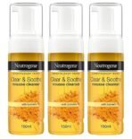 Neutrogena Clear and Soothe Mousse Cleanser, 5 Ounce (Pack of 3) - Fast Shipping to USA & Canada - Image 2