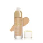 Swiss Beauty High Performance Foundation | Water-Resistant | Medium To Buildable Coverage Liquid Dewy Finish | Lightweight | Easy To Blend | With Vitamin C & Niacinamide | 07 Natural Buff, 55G - Fast Shipping to USA & Canada