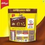 Kellogg's Chocos, High in Protein, B Vitamins, Calcium And Iron, 1.2kg Pack + Kellogg's Muesli with 20% Nuts Delight Pouch, 500 g - Fast Shipping to USA & Canada - Image 4