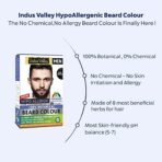 INDUS VALLEY 100% Botanical Hypo Allergic Aqua Beard Colour Dark Brown (100g +15ml) - Fast Shipping to USA & Canada - Image 4