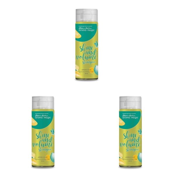 Aroma Magic Shine & Volume Shampoo - 200ml (Pack of 3) - Fast Shipping to USA & Canada