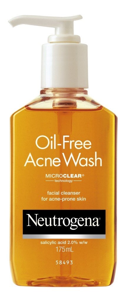 Neutrogena Oil Free Acne Face Wash, 175ml - Fast Shipping to USA & Canada