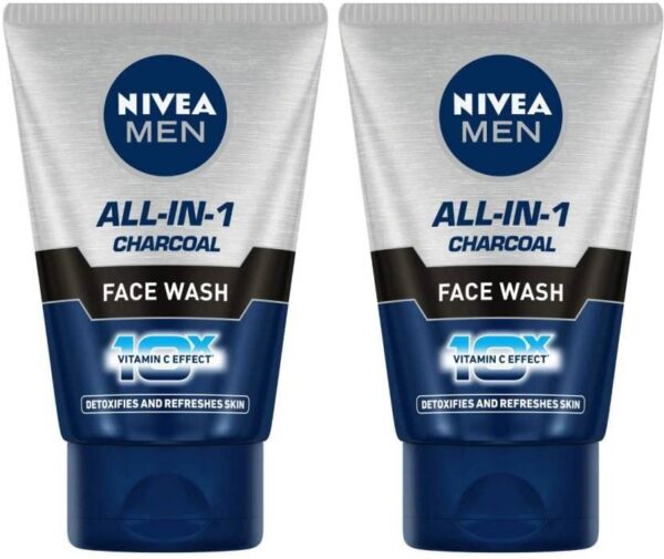 NIVEA, All-In-One, 10x Vitamin C, 100ml (SET OF 2) Face Wash (200 ml) - Fast Shipping to USA & Canada