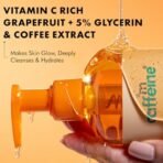 mCaffeine Glow Boost Grapefruit Body Wash | Fruity Grapefruit Aroma | Vitamin C Rich & 5% Glycerine | Deep Cleanse, Detan for Soft & Smooth Skin | Fragrance Shower Gel for All Skin Types- 300 ml - Fast Shipping to USA & Canada - Image 6