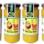 Yugmantra Organic Foods -100 % Natural Pure & Aromatic Desi Sahiwal Cow Ghee -Traditional Churned with Bilona Method | Premium Ghee| Diet Friendly | No Added Additives | A2 Danedar Desi Ghee | Immunity Booster- 250 MLX 4 glass bottle - Fast Shipping to USA & Canada