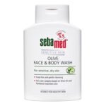 SebaMed Olive Face & Body Wash, Extra Mild For Sensitive, Dry Skin, Ph5.5, Soap Free, Gentle Cleansing, Olive Oil + Panthenol Nourishes Skin, Dermatologically & Clinically Tested, 200 Ml - Fast Shipping to USA & Canada
