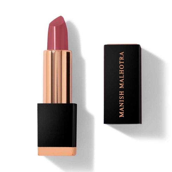 MyGlamm Manish Malhotra Soft Matte Lipstick - Blush Rose - 4gm | Muted Pink Shade | Long Lasting, Moisturizing & Hydrating Lipstick | Full Coverage | Enriched with Tropical Oil - Fast Shipping to USA & Canada