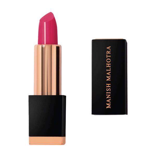 MyGlamm Manish Malhotra Soft Matte Lipstick - Flirty Fuchsia - 4gm | Hot Pink Shade | Long Lasting, Moisturizing & Hydrating Lipstick | Full Coverage | Enriched with Tropical Oil - Fast Shipping to USA & Canada