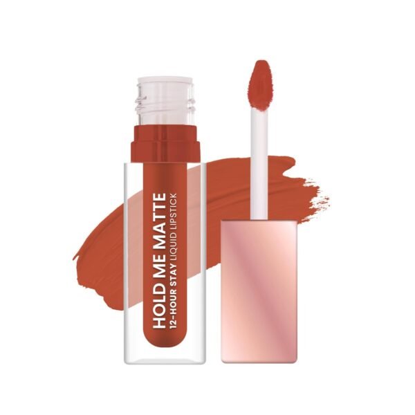 Swiss Beauty Hold Me Matte Liquid Lipstick | 12 Hours Stay | Non-Transfer Lipstick | Waterproof Lipstick with Intense Hydration| Shade - Dangemously Coral, 4.5ml - Fast Shipping to USA & Canada